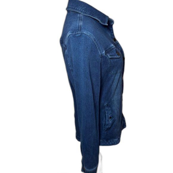 Liverpool Jeans Company Classic Blue Denim Powerflex Jean Jacket - Picture 4 of 6